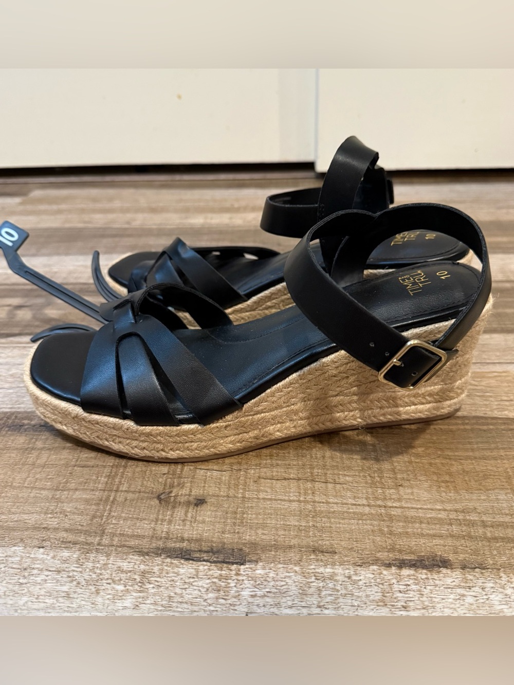 Time and Tru espadrille wedges